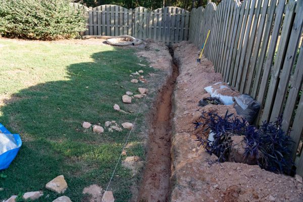 Trench Drain Installation in Fayetteville